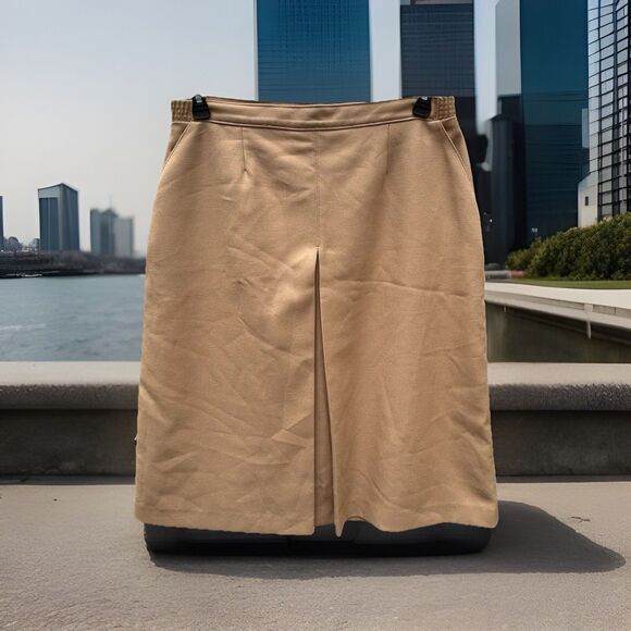 Sears Dresses & Skirts - Sears Tan Vintage 70s Sears Women's Skirt - Skirts That Fit -Pockets Size L - 18